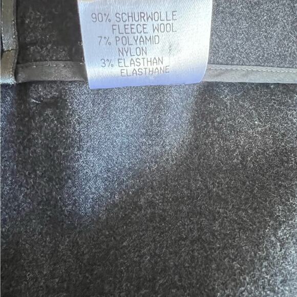 Jil Sander Wool High Rise Straight Leg Trousers Sz 12 - Picture 5 of 5